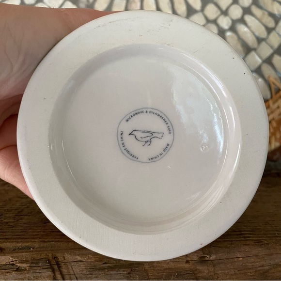 ANTHROPOLOGIE Monogram B Coffee Mug Tea Cup Black & White - Picture 4 of 4